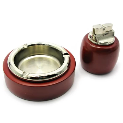 Подарочный набор (Пепепельница с зажигалкой)(BR-09T) код 24106