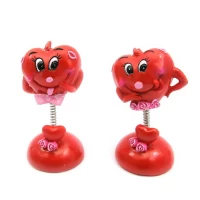 Фигурка Сердечко на пружинке (4 шт/уп)(8,5х4,5х4,5 см)