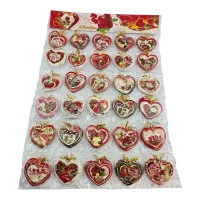 Валентинки Сердечки (набор 240 штук)(7х6 см)