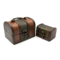 Сундучки набор 2 шт. (12,8х9,3х8,9 см 8,8х5,9х6 см)