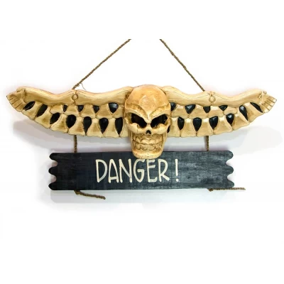 Череп с костями "Danger!" (54х12х35 см)(ARS005A) код 24328