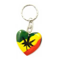 Брелок (I) Сердечко-раста (12шт/уп)