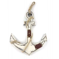 Якорь деревянный белый (44х27х1,5 см)