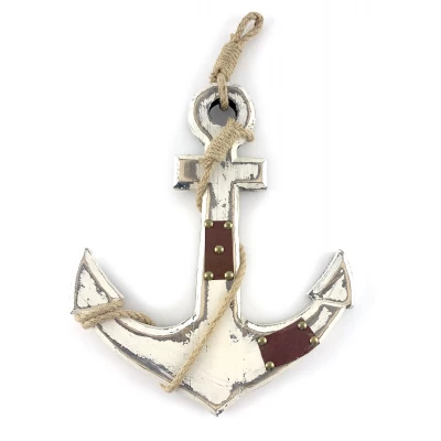 Якорь деревянный белый (44х27х1,5 см) Якорь деревянный белый (44х27х1,5 см)