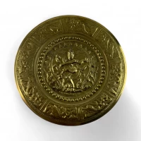 Тарелка настенная бронзовая Танцующий Шива (d-18,5 см)