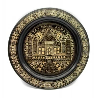 Тарелка бронзовая настенная (20 см)(Wall Plate BD 8)