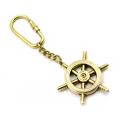 Брелок (N) Штурвал бронза (Индия)
