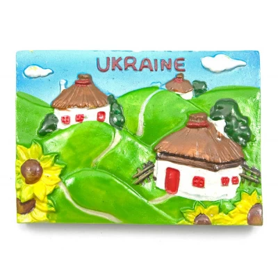 Магнит Украина (7х5х1,5 см)(W1002) Магнит "Украина" (7х5х1,5 см)(W1002) код 24910