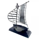Техно-арт Парусник (26х22,5х9 см)