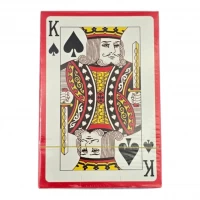 Карты игральные с пластиковым покрытием синяя рубашка (9х6х1,8)(54 карты)