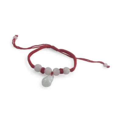 Браслет нефритовый "Тыква горлянка"  код 25087