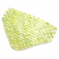 Массажер нефритовый для лица (прямоугольные вставки)(24х20 см)