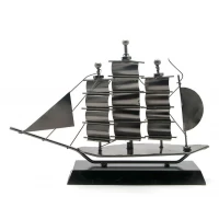 Техно-арт Парусник металл (29х21х8 см)