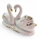 Лебеди пара  фарфоровые (13х7х4,5 см)