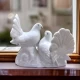 Голуби пара фарфор (12х9,5х5,5 см)