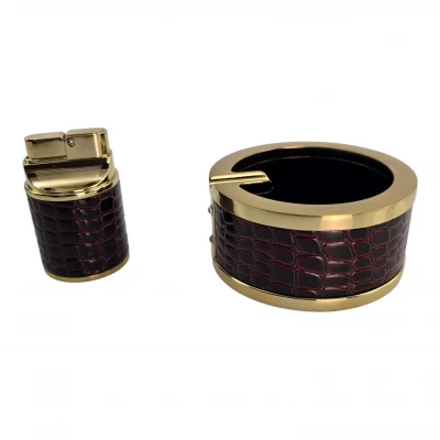 Подарочный набор (Пепепельница с зажигалкой)(16,5 х 11,5 х 5 см)