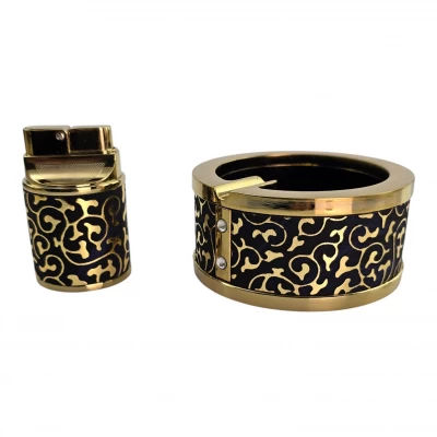 Подарочный набор (Пепепельница с зажигалкой)(16,5 х 11,5 х 5 см)