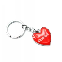 Брелок сердечко Лерочка