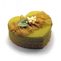 Шкатулка для бижутерии Сердечко  (21х19,5х8 см)