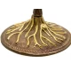 Подсвечник на 5 свечей  бронзовый  (30х15х12 см)(Candle Stand 5C Leaf antic)  код 25789