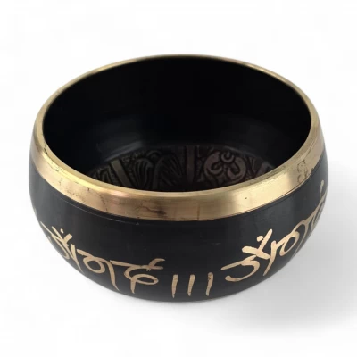 Чаша поющая Черный Лотос ( 7х 13х 11,5 см)