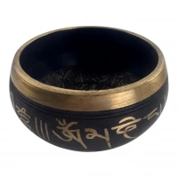 Чаша поющая Черный Лотос ( 7х 13х 11,5 см)