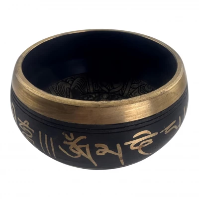 Чаша поющая Черный Лотос ( 7х 13х 11,5 см)