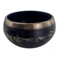 УЦЕНКА Чаша поющая Будда (d-13,5 см h-6,5 см)(720 г.)