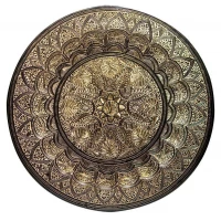 Тарелка бронзовая настенная (48,5 см)