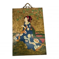 Картина Гейша в саду под ветвями дерева (30 х 20 х 0,9 см)