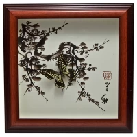 Бабочки в рамке (30х30х3 см)