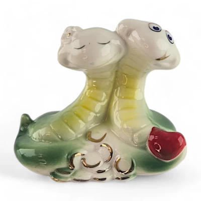 Змеи пара фарфор (6х7х4 см)(B2304-4) код 26183