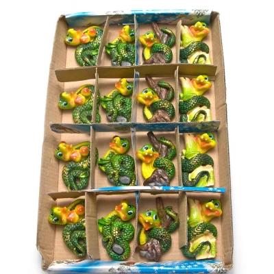 Змея магнит на холодильник (5х4 см)(16 шт/уп)