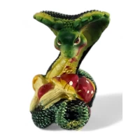 Змея-Кобра с Мухоморами (6,5х4,5х3,5 см)