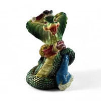 Змея-кобра с монетами (9х6х4,5 см)