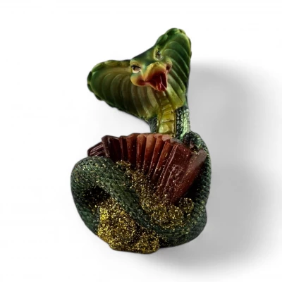 Змея-кобра с гармошкой (8,5х6х,4,5см)