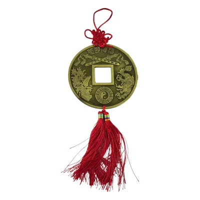 Монета подвесная Феникс Дракон (13 см) Монета подвесная "Феникс Дракон" (13 см) код 26368