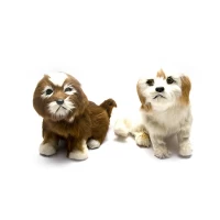 Собака искусственный мех (15х18х13 см)