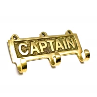 Вешалка-ключница для одежды бронза Captain (12х6х2,5 см)