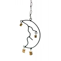 Подвеска Месяц с колокольчиками (38х13 см)