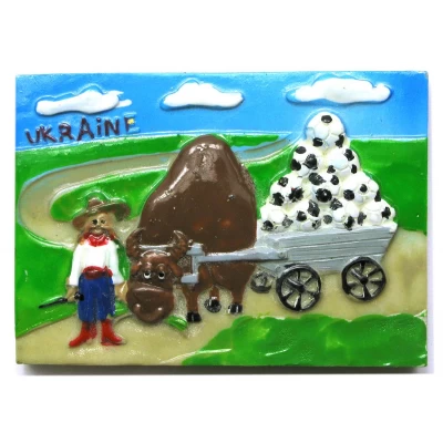 Магнит Украина (7х5х1,5 см)(W1004)(24912) Магнит "Украина" (7х5х1,5 см)(W1004)(24912) код 26776