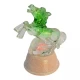 Лошадь с подсветкой зеленая (8х6,5х5 см)
