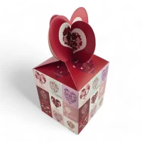 Подарочная коробка «Сердце Цветов»  (20х9х9 см)