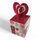 Подарочная коробка «Сердце Цветов»  (20х9х9 см)