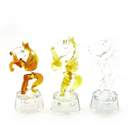 Конь- Пегас хрустальный цветной (5,5х10х4 см)