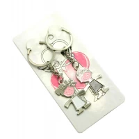 Брелоки для влюбленных (D) Мальчик с девочкой (12 шт/уп)