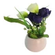 Цветы в горшке (16х7х7 см)