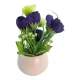 Цветы в горшке (16х7х7 см)