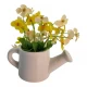 Цветы желтые в лейке (14.2х7,2х15 см)