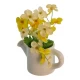 Цветы желтые в лейке (14.2х7,2х15 см)